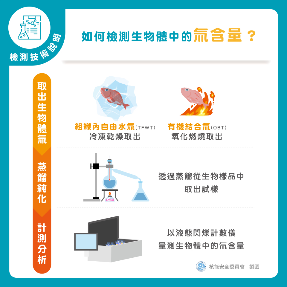 如何檢測生物體中的氚含量？